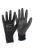 rukavice BRITA BLACK, s PU dlaní a úpletem, velikost 10